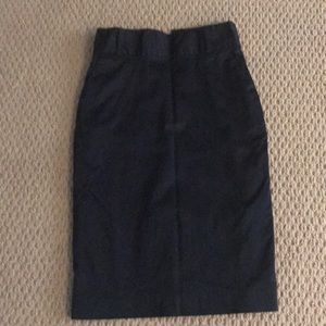 Banana Republic navy pencil skirt